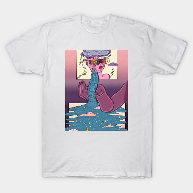 I'll Catch Your Tears T-Shirt by DejaDoodlesArt